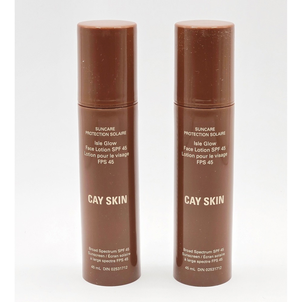 Cay Skin Isle Glow Face Lotion SPF 45 45 mL Set of 2